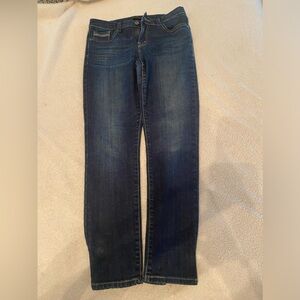 Levi's Women's Mid Rise Skinny Jeans Size 8S/C Dark Wash Blue Jeans